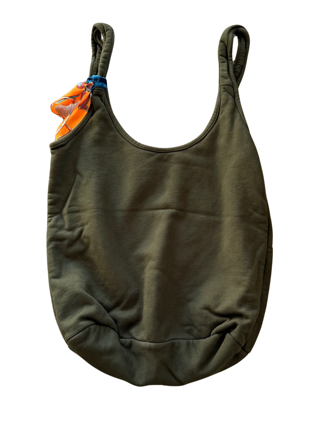 THE SOFT SACK w/ Vintage Scarf Scrunchie