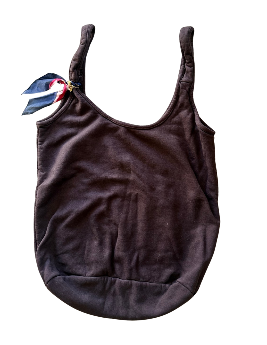 THE SOFT SACK w/ Vintage Scarf Scrunchie