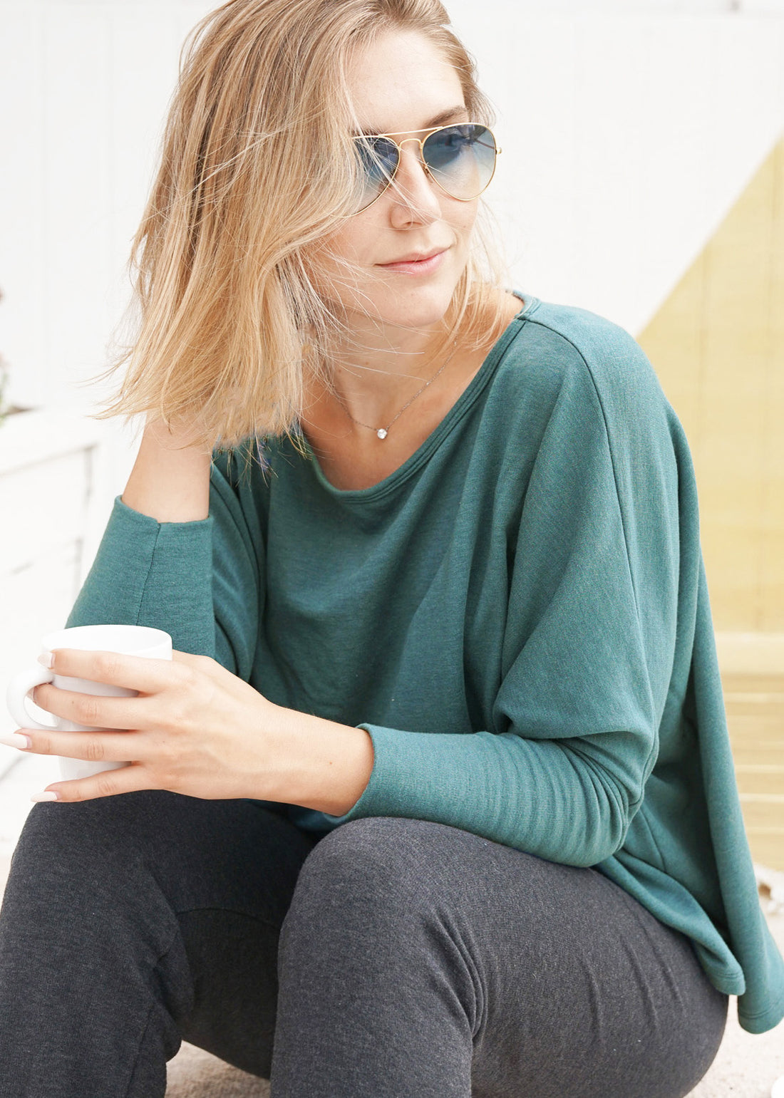 THE EVERYWHERE PULLOVER | PEACHY